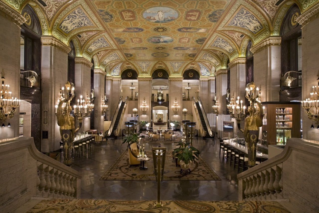 Historic Palmer House hotel in the Chicago Loop
